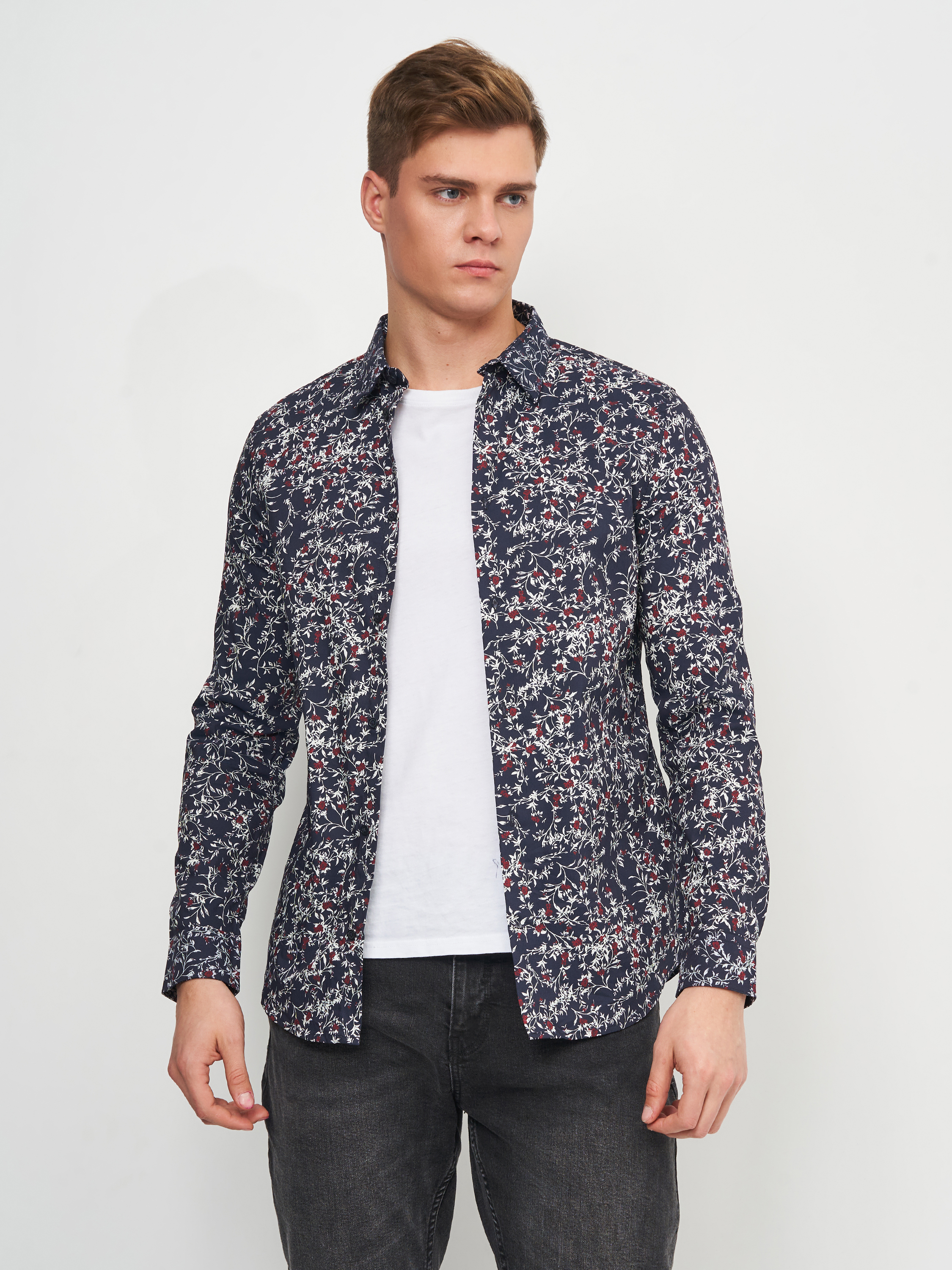 

Рубашка H& 5017221bar  Темно-синий, Рубашка H&M 5017221bar M Темно-синий