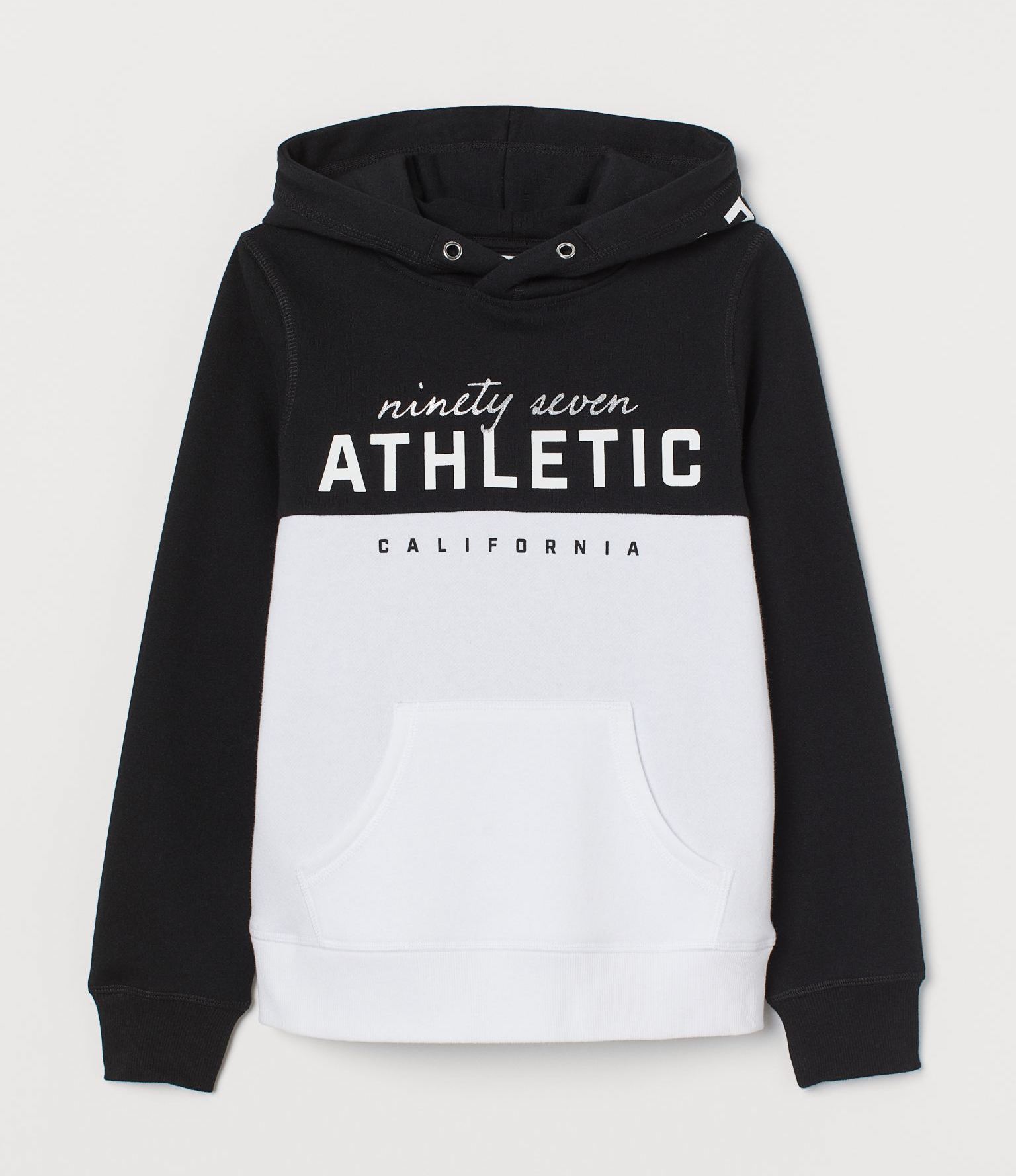 

Худи для девочки H&M 146-152 размер белое/черное 0865973003