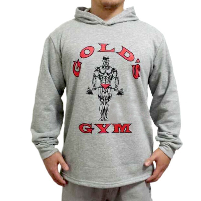 

Кофта мужская спортивная с капюшоном Gold's Gym серая М