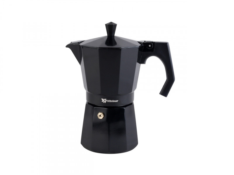 

Кофеварка гейзерная Vitrinor Black - 6 чашек