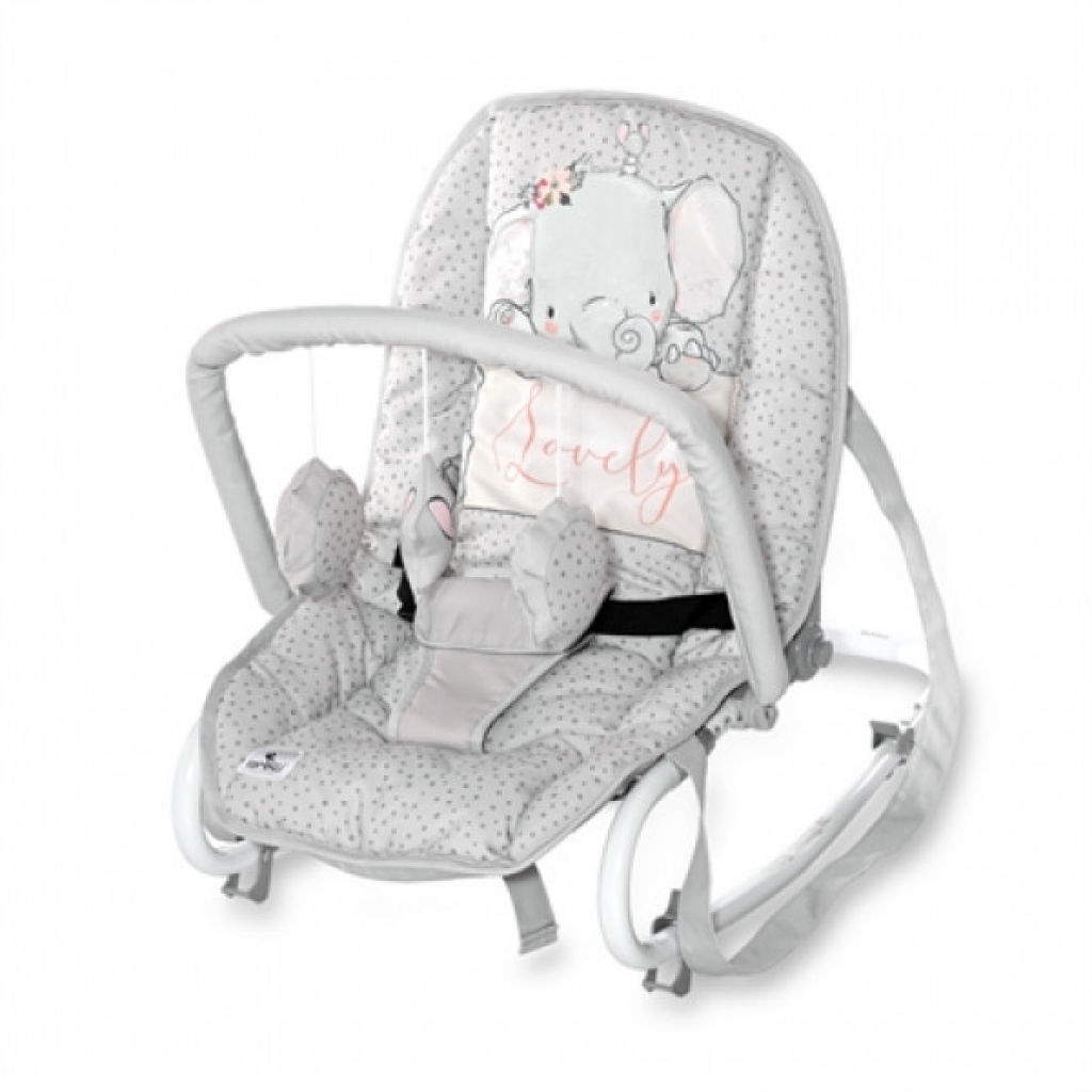 

Кресло-качалка Lorelli ROCK STAR grey elephant