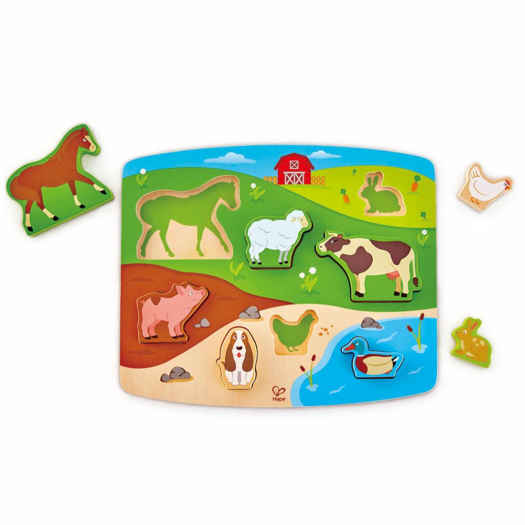 

Пазл Hape Ферма (E1454)