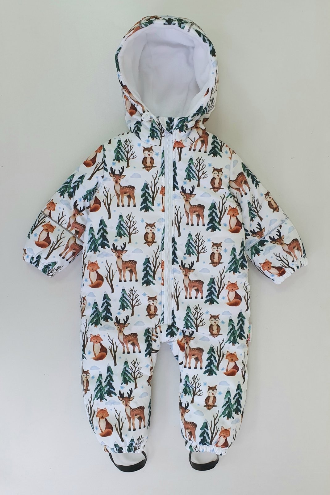 

Зимний комбинезон "Лесная сказка" Activekids 80-86 см 12-18 мес белый