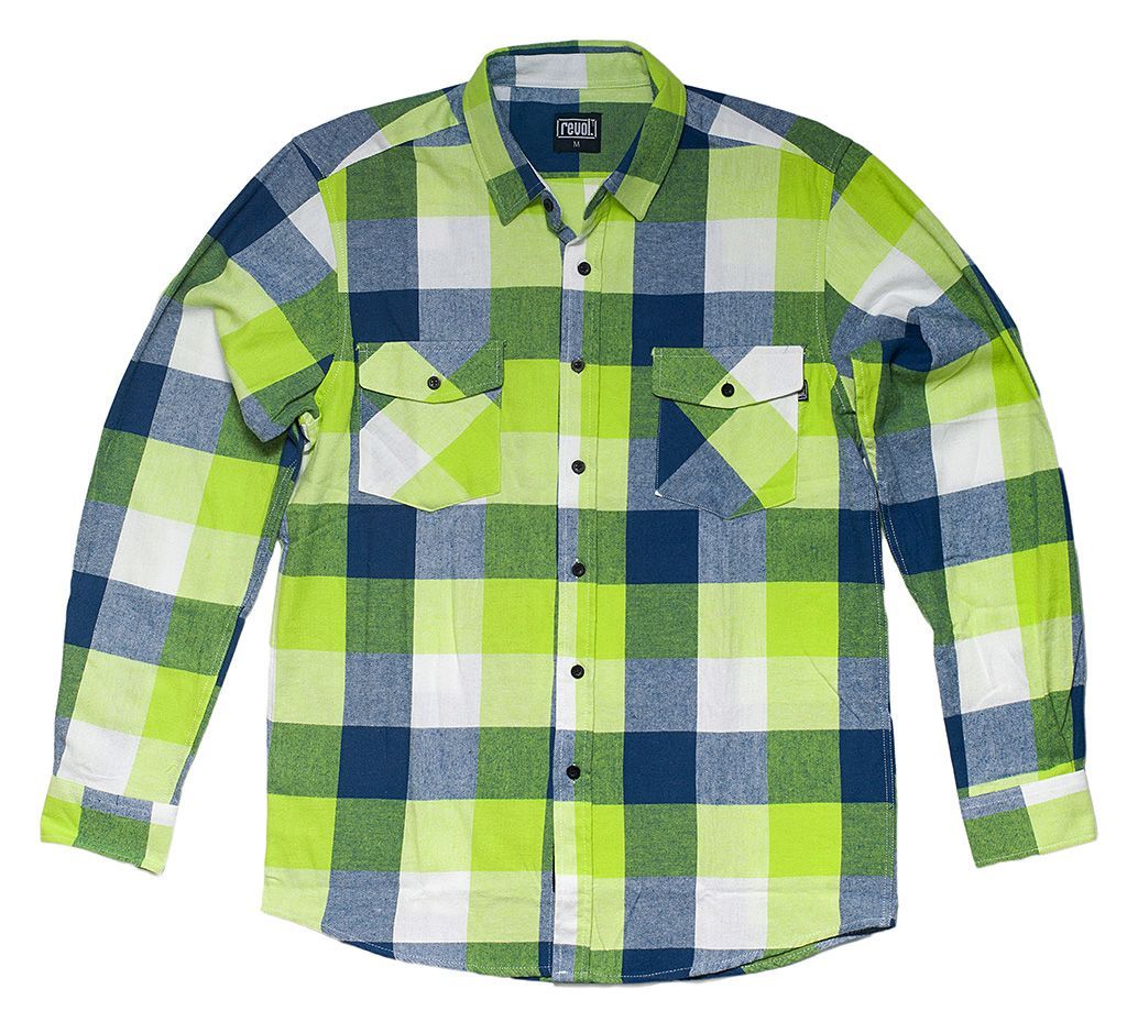 

Рубашка REVOL L/S FLANNEL Green SP13, Рубашка REVOL L/S FLANNEL Green SP13 (XXS)