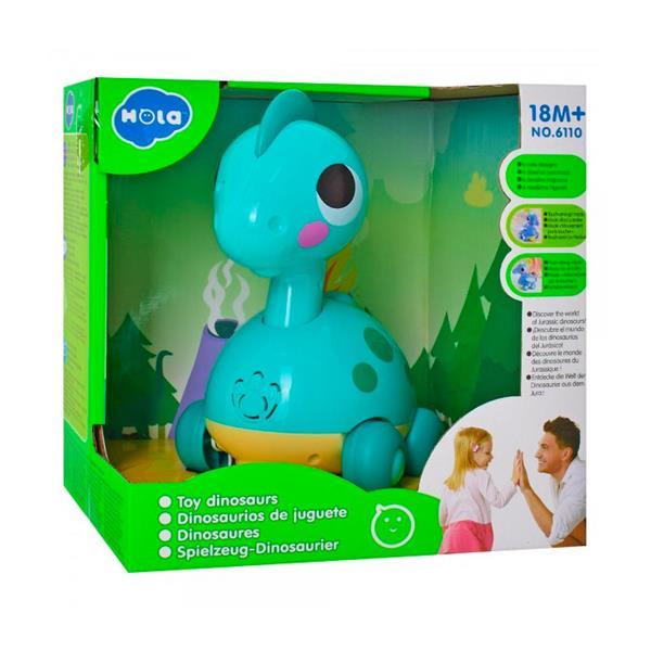 

Музыкальная игрушка Hola Toys Коритозавр (OPT2_6110C) 18 x 15 x 19 см