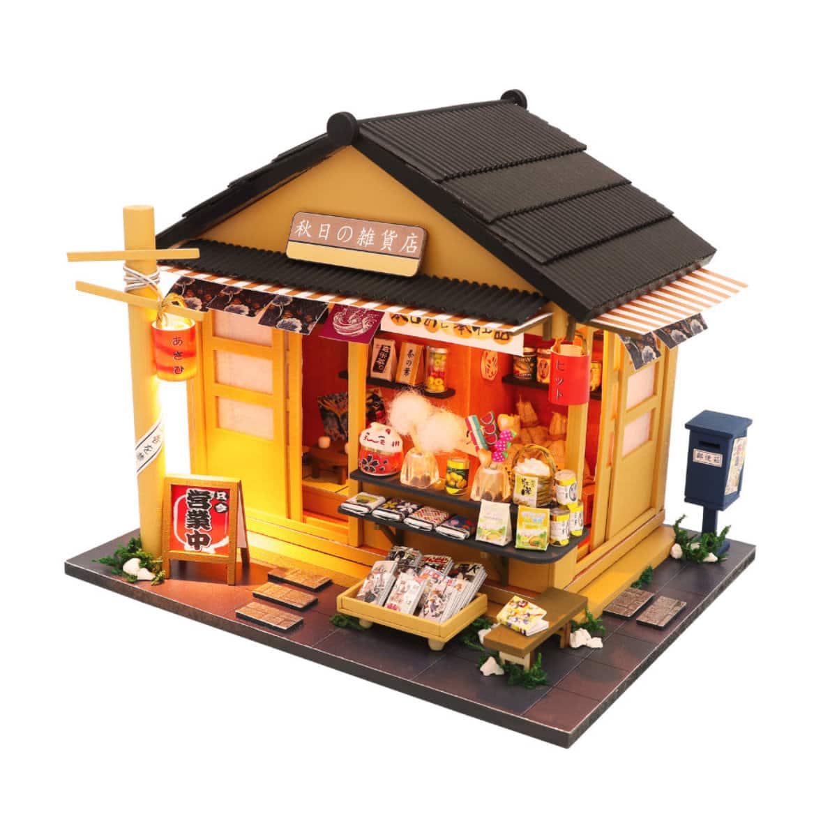

Конструктор интерьерный 3D (Румбокс) DIY House Восточная лавка (M914)