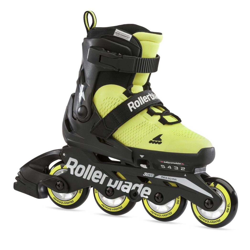 

Rollerblade Microblade SE Black/Lime Зелёный, 33-36.5