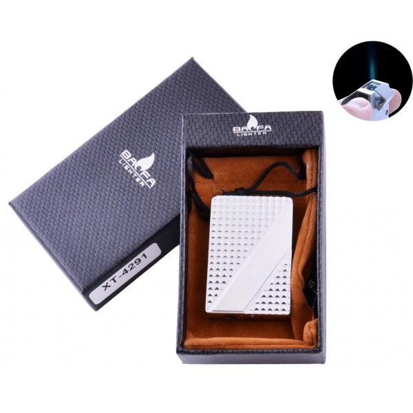 

Зажигалка в подарочной коробке (Острое пламя) 4291 Silver