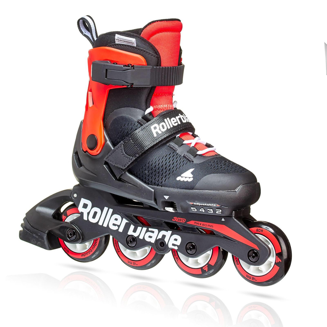 

Rollerblade Microblade SE Black/Lime Красный, 28-32