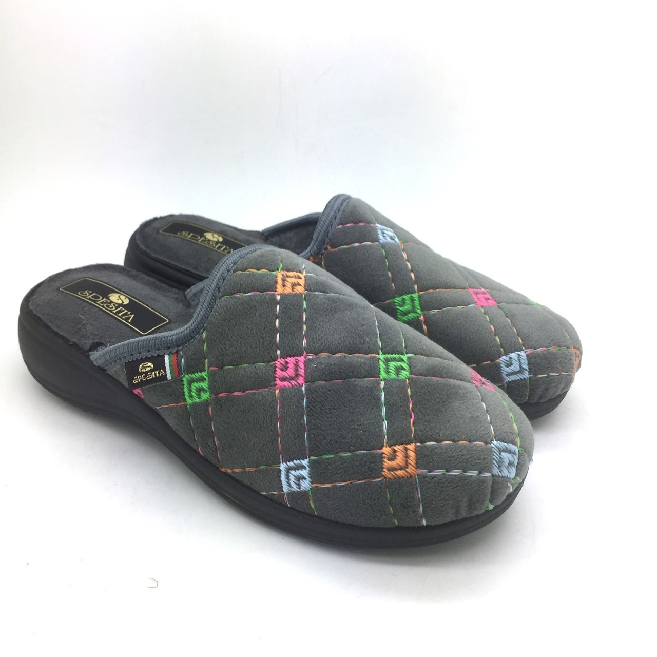 

Женские тапочки Spesita 519 38 24 см серый
