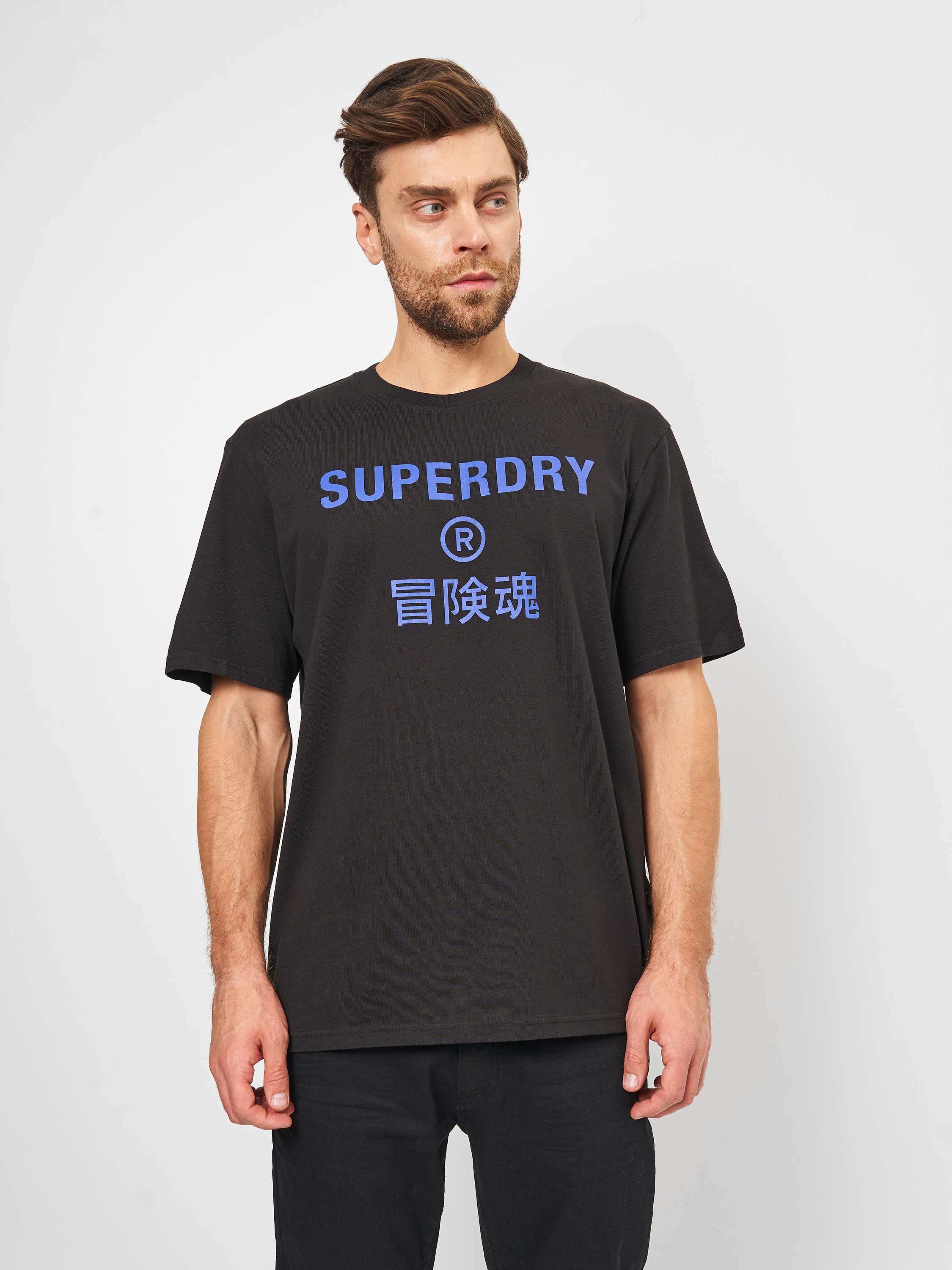 

Футболка Superdry Corporate Logo Tee M1011156A-02A  Black, Футболка Superdry Corporate Logo Tee M1011156A-02A L Black