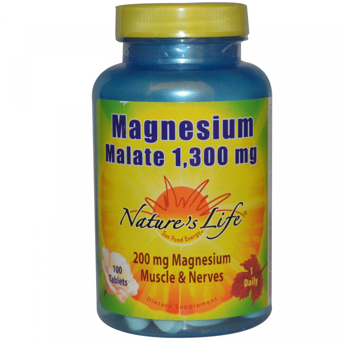 

Магния малат Nature's Life 1300мг 100 таблеток