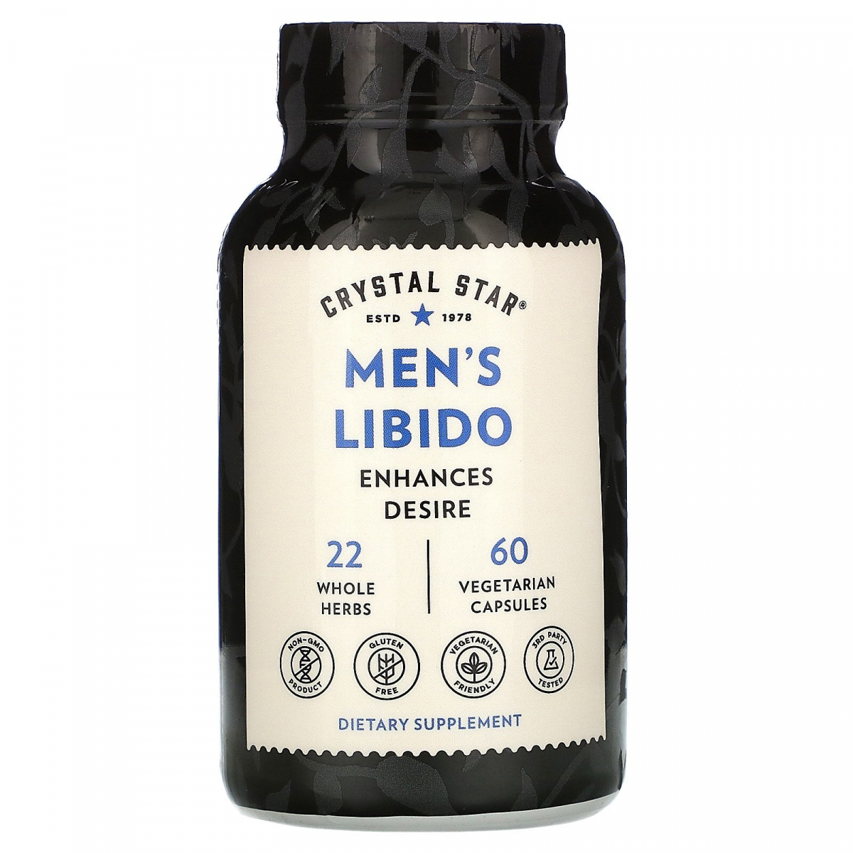 

Витамины для мужского либидо Crystal Star (Men's Libido) 60 вегетарианских капсул