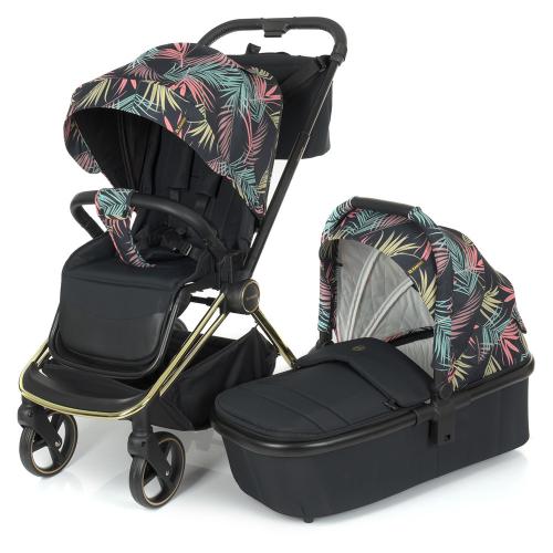 

Коляска универсальная 2в1 EL CAMINO ME 1091-G PERSONA Black Pink Palm