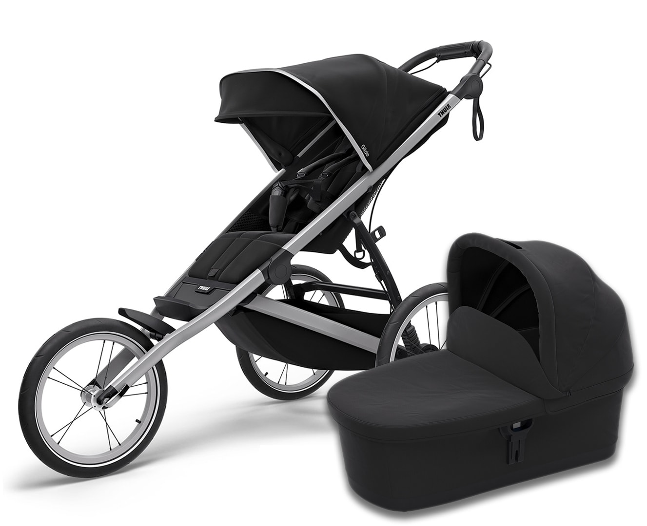 

Детская коляска с люлькой Thule Glide 2 (Jet Black) (TH 10101952-20110748)