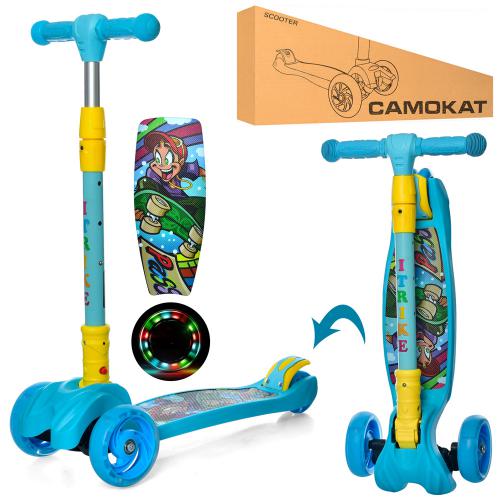 

Детский трехколесный самокат iTrike JR 3-060-11-BL
