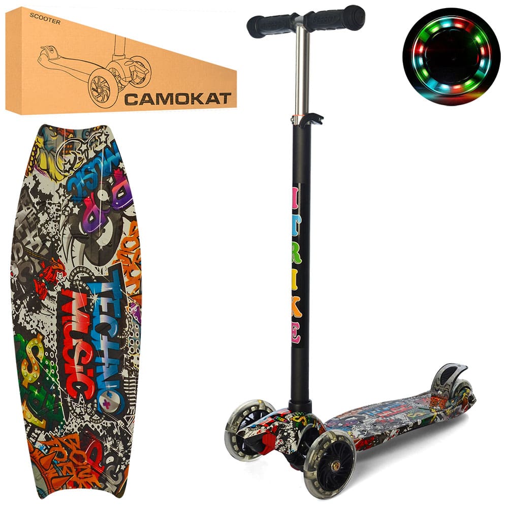 

Детский трехколесный самокат iTrike JR 3-055-1-WP8 MAXI