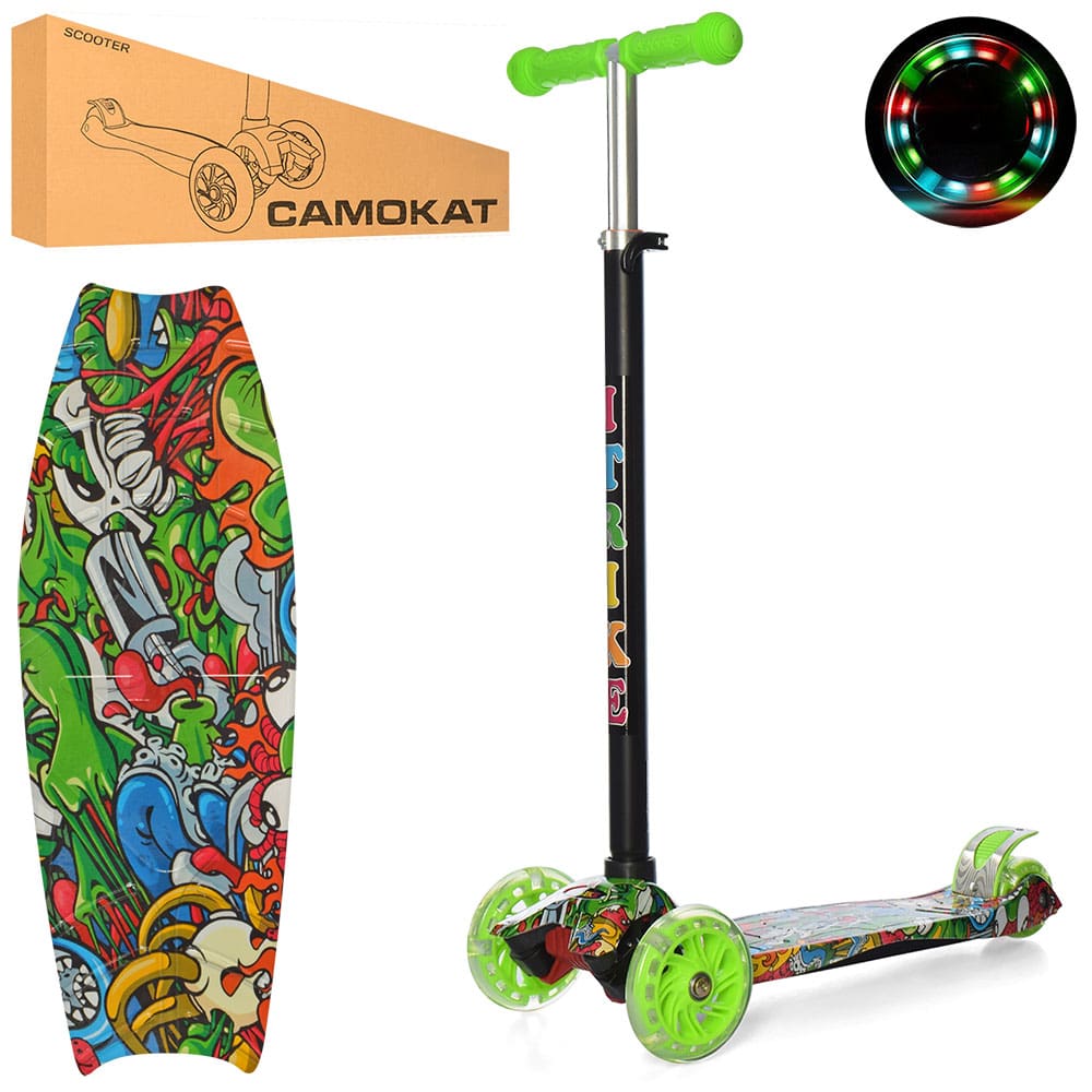 

Детский трехколесный самокат iTrike JR 3-055-1-WP2 MAXI
