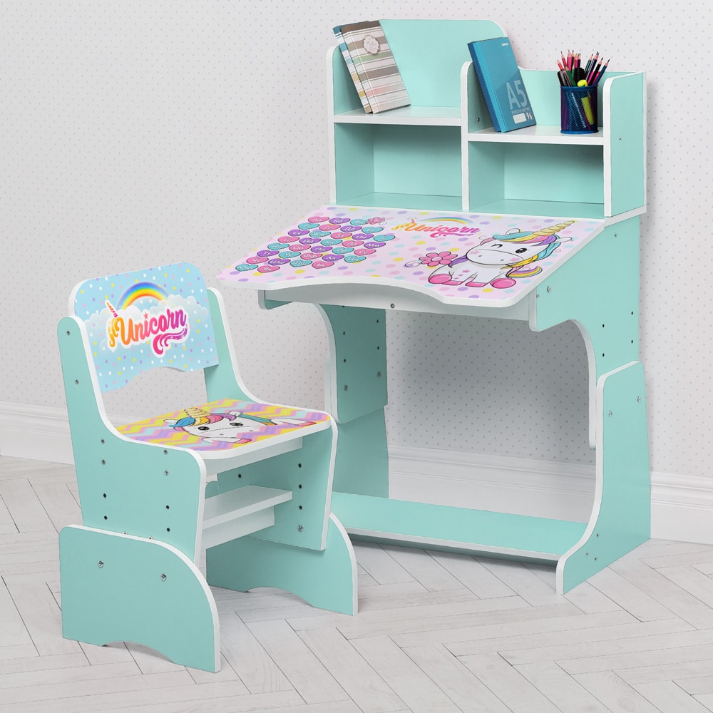 

Детская парта Bambi W 2071-95-5(UA) со стульчиком, единорог