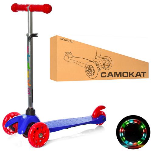 

Детский трехколесный самокат iTrike BB 3-013-4-C-DBL