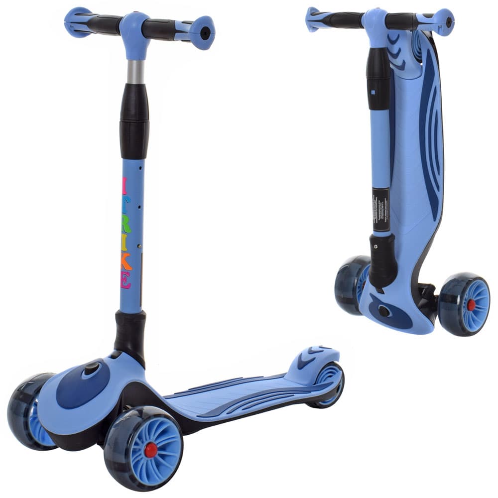 

Детский трехколесный самокат iTrike JR 3-060-25-BL MAXI, складной