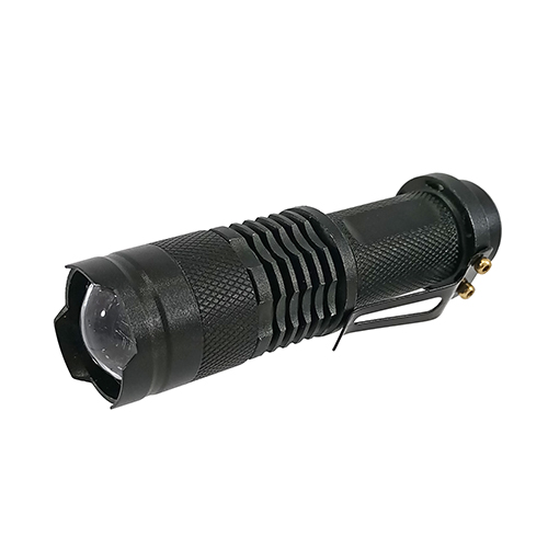 

Фонарик LED, алюминиевый, 3 режима свечения Zoom, комплект с зарядным устройством (19611-1Е)