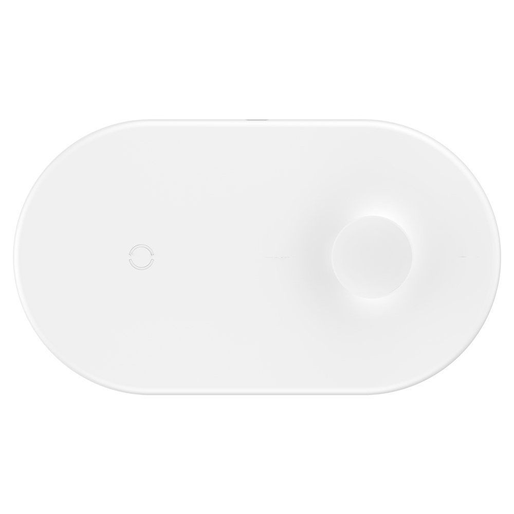 

Baseus беспроводная зарядка 2in1 для iPhone + Apple Watch White