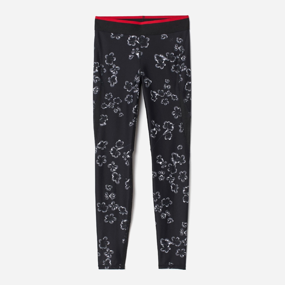 

Спортивные леггинсы H&M Sport 0703000-9 S Черные в цветы
