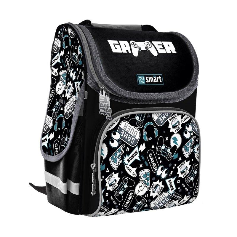 

Рюкзак школьный Smart Gamer world 556705 34х26х11 см черный