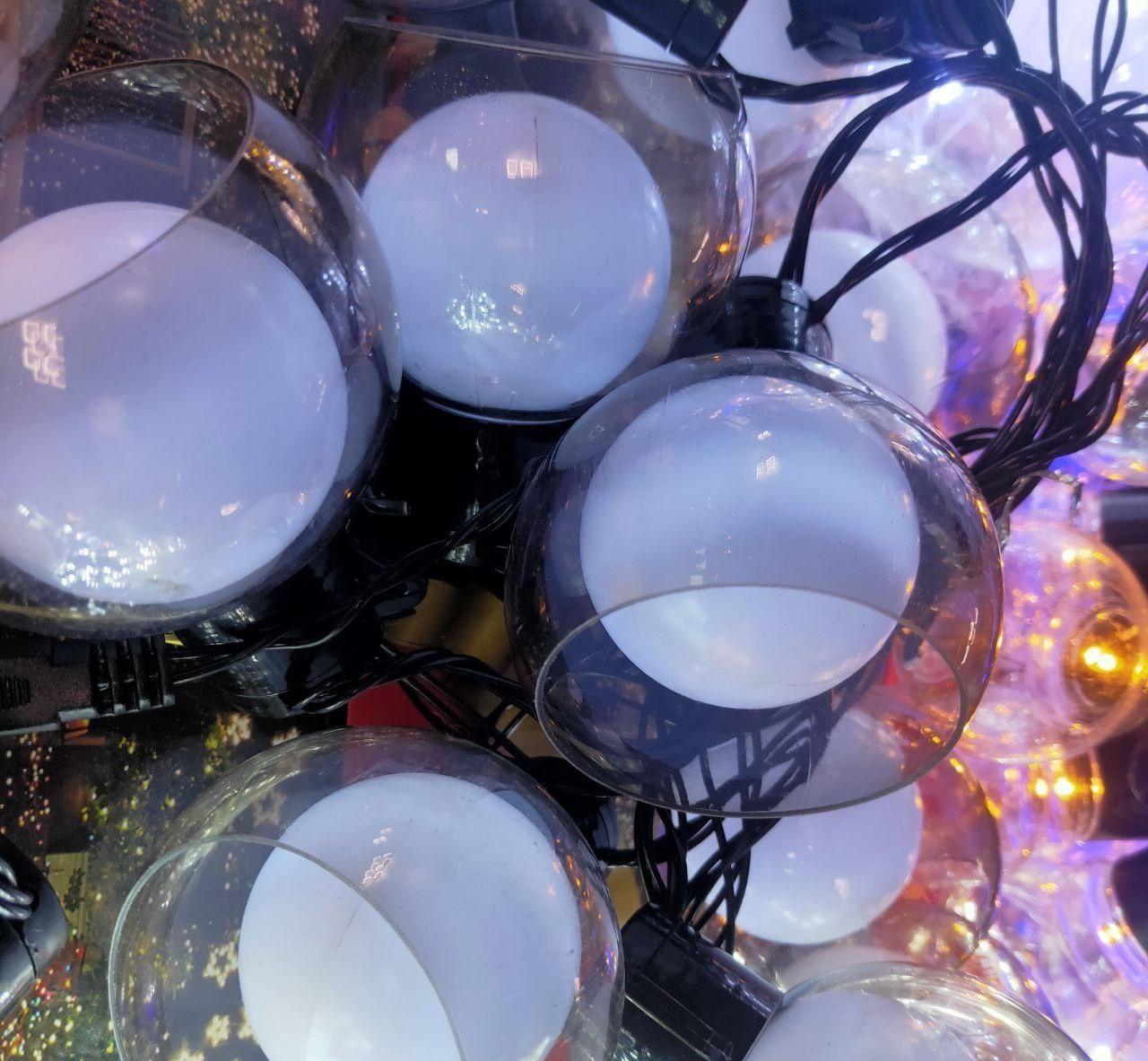 

Гирлянда 10 LED шаров 3x2 м 200LED RD-248 Цвет ламп-Тёплый