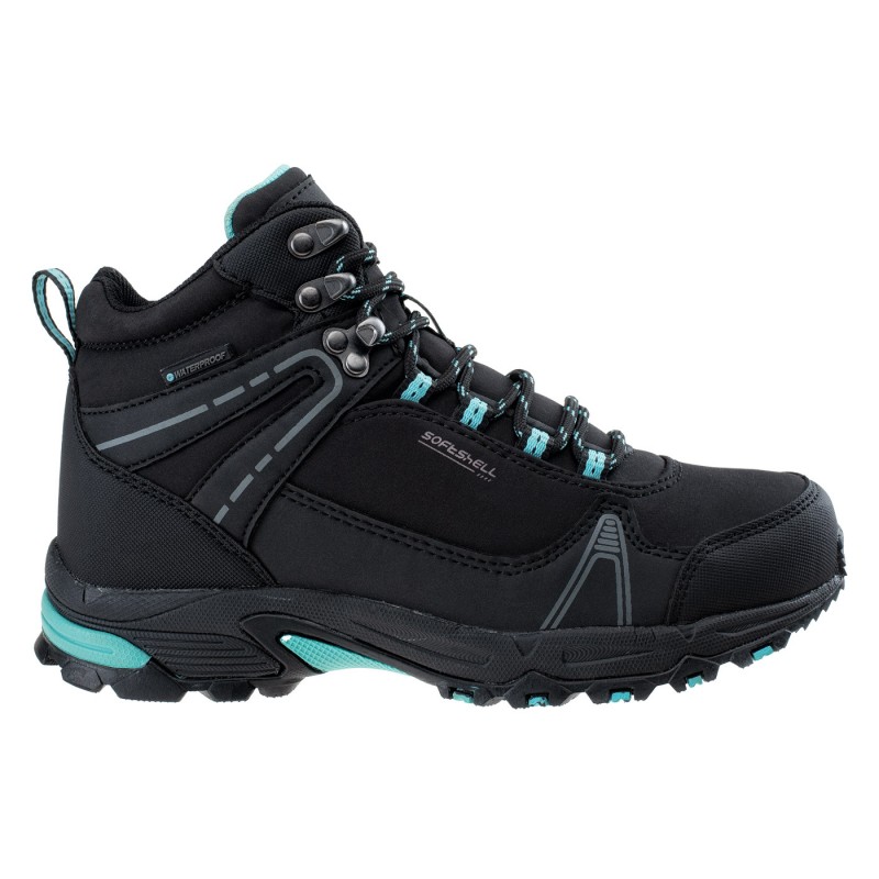 

Ботинки трекинговые HAPITER MID WP WO'S Hi-Tec HAPITER MID WP WOS-BLACK/ TURQ 36 Бирюзовый Черный