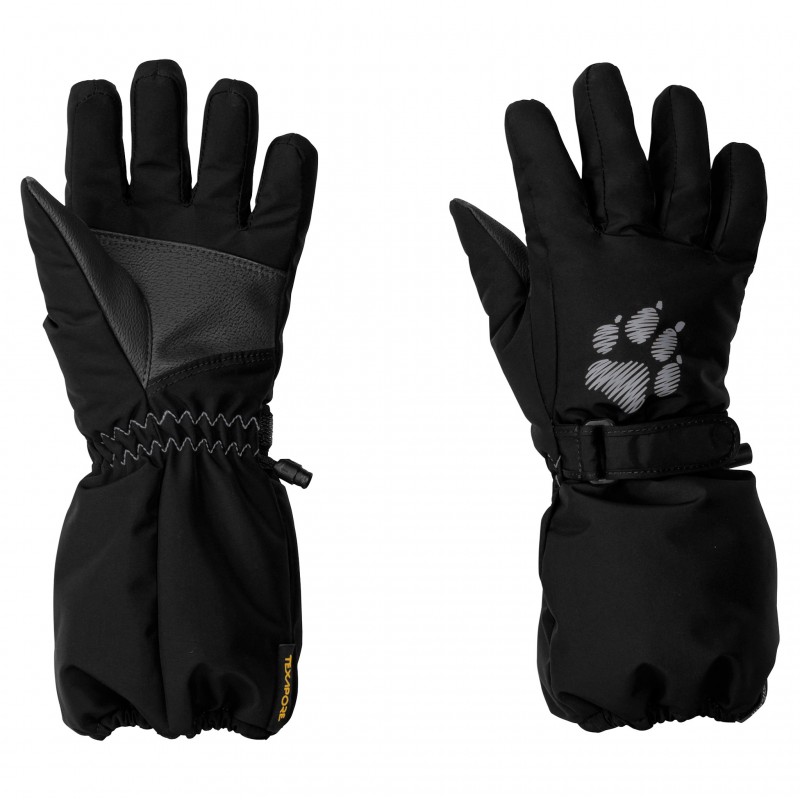 

Перчатки горнолыжные TEXAPORE GLOVE KIDS Jack Wolfskin 1908302-6000 140 Черный