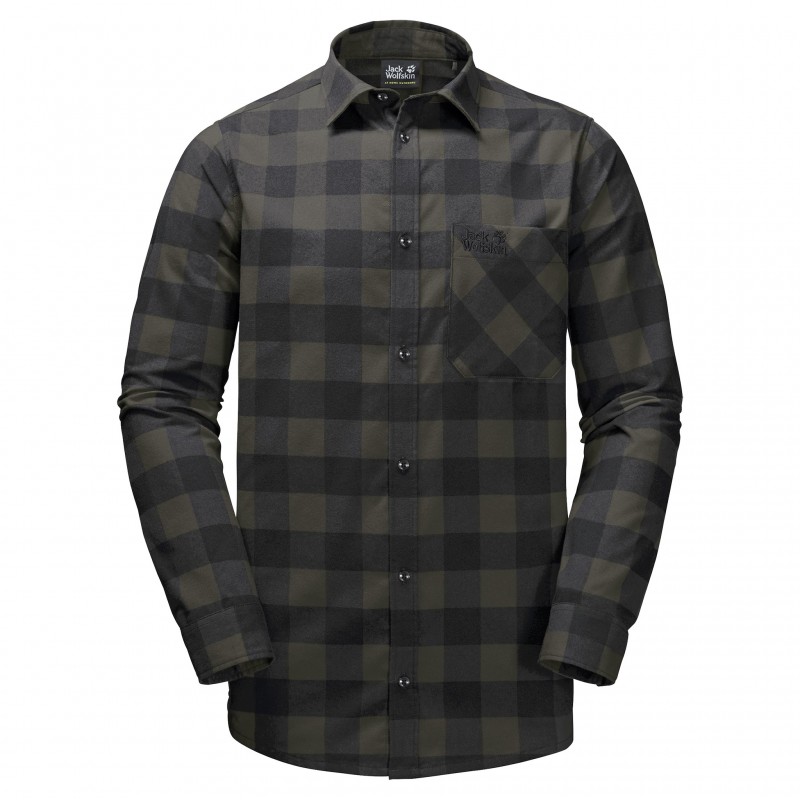 

Рубашка с длинным рукавом RED RIVER SHIRT Jack Wolfskin 1402551-8218  Серый Зеленый, Рубашка с длинным рукавом RED RIVER SHIRT Jack Wolfskin 1402551-8218 M Серый Зеленый