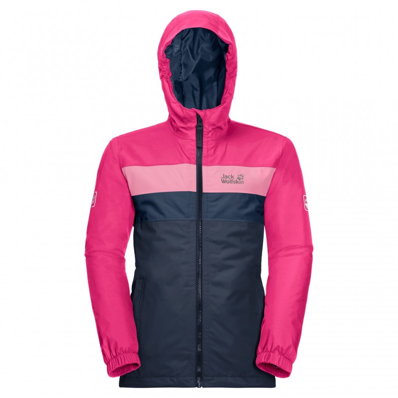 

Куртка утепленная FOUR LAKES JACKET KIDS Jack Wolfskin 1608591-1010 140 Розовый Синий (4060477943183)