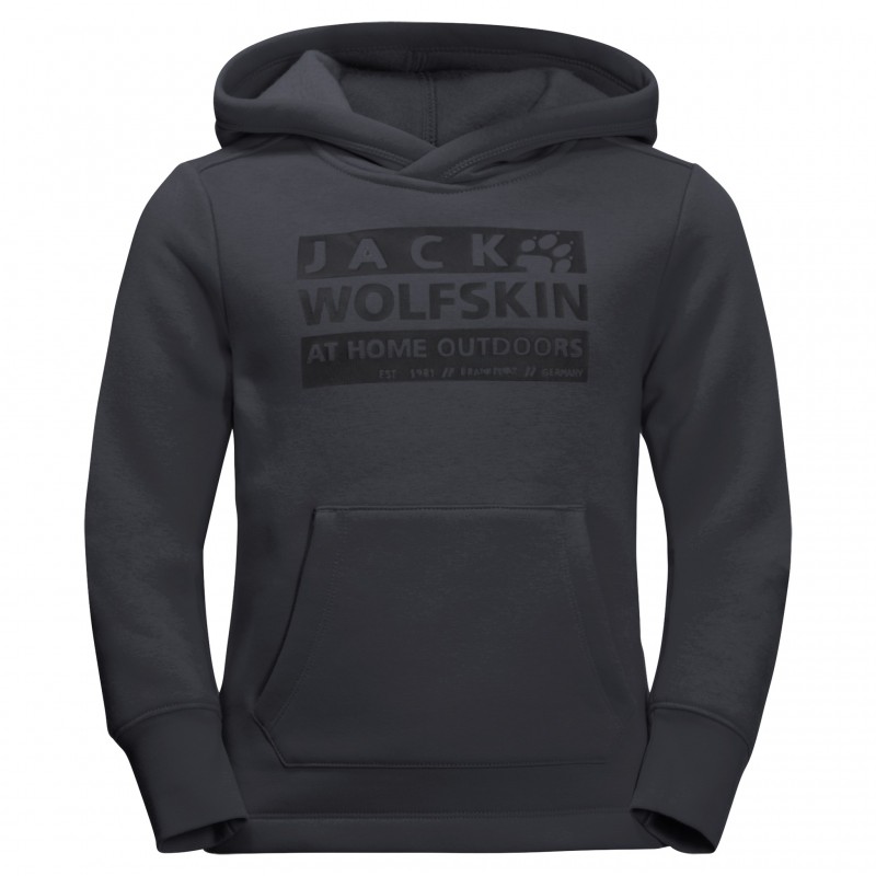 

Толстовка BRAND HOODY K Jack Wolfskin 1609151-6350 164 Серый (4060477945989)