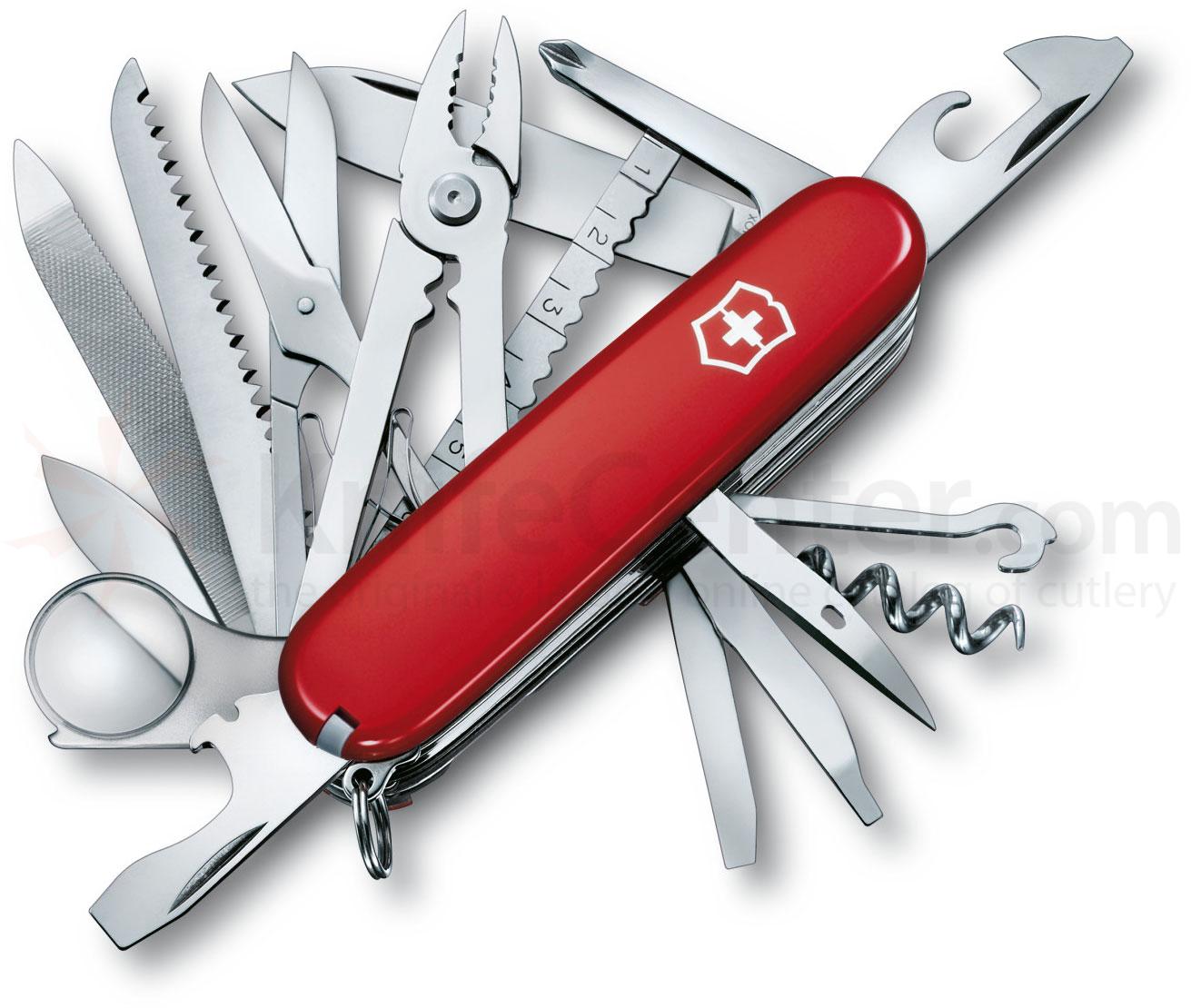 

Нож складной, мультитул Victorinox Swisschamp (91 мм, 33 функции) Красный