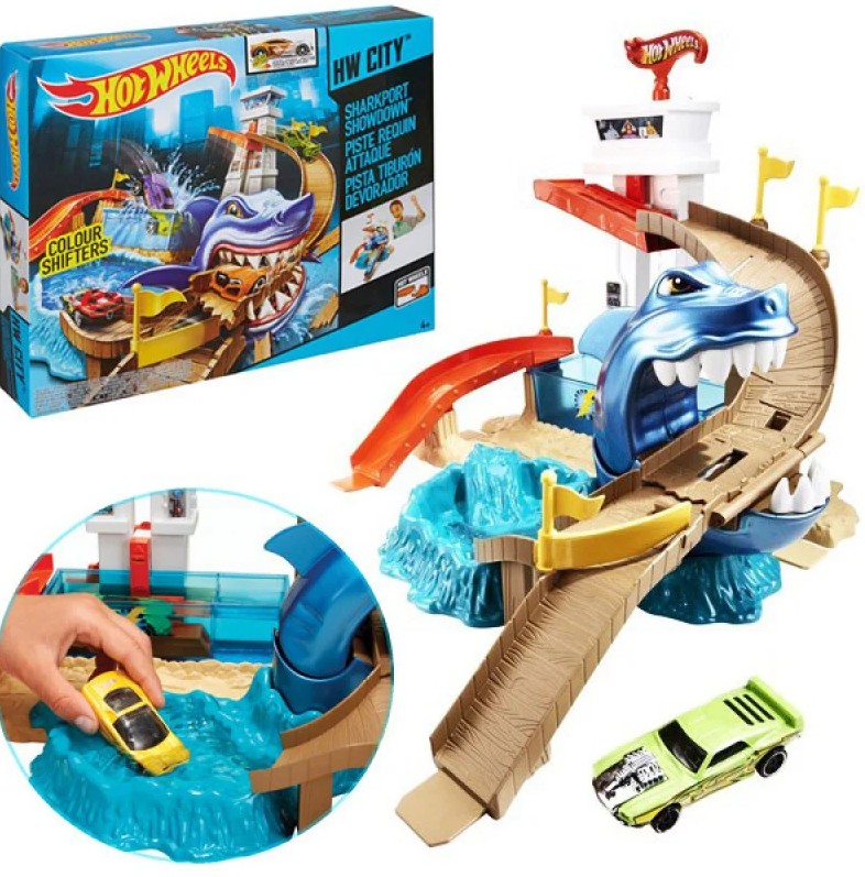 

Игровой набор Супер Трек Hot Wheels Охота на акулу