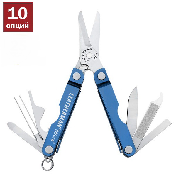 

Мультитул Leatherman Micra картонная коробка Синий