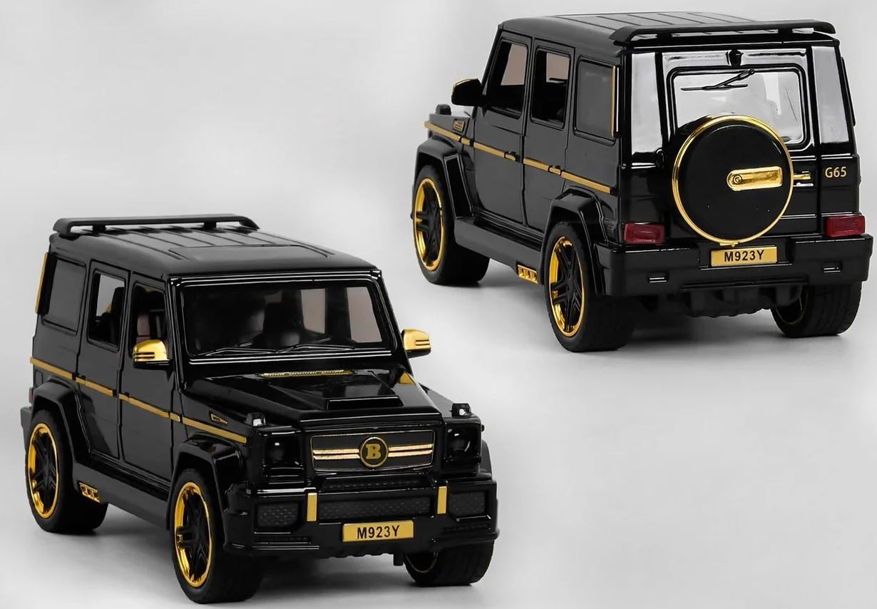 

Машинка Гелендваген Джип металл, свет, звук, открываются двери Brabus G65. Коллекционная 4125