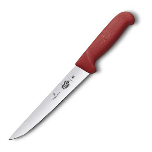 

Нож кухонный Victorinox Fibrox Sticking 20 см Красный
