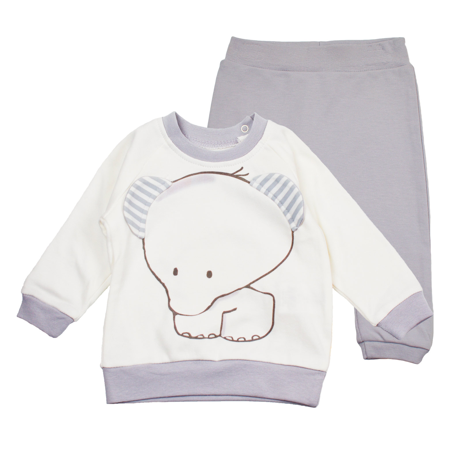 

Комплект (кофта + штаны) Baby HI 59388 68 см Серый