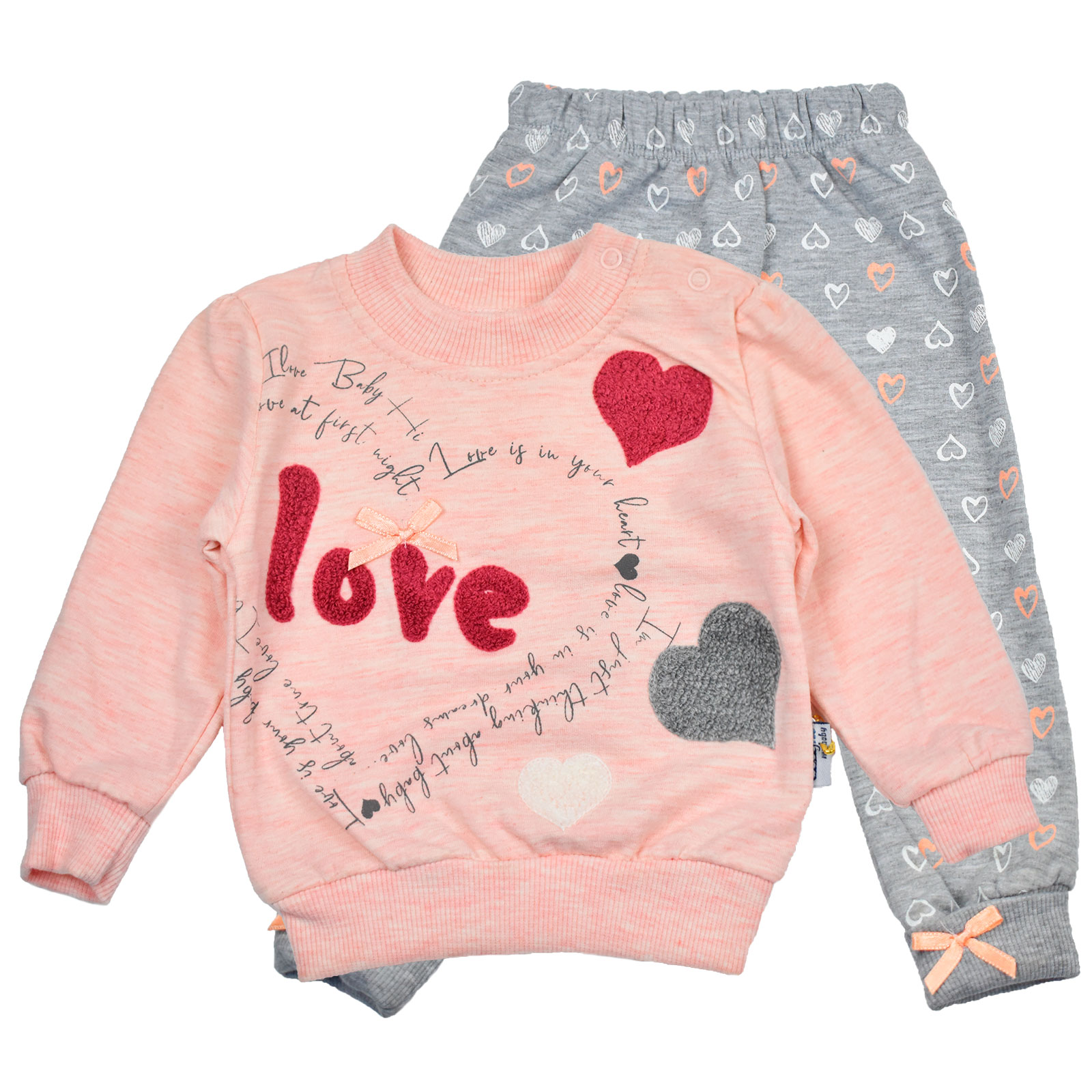 

Комплект (кофта + штаны) Baby HI 370 80 см Розовый