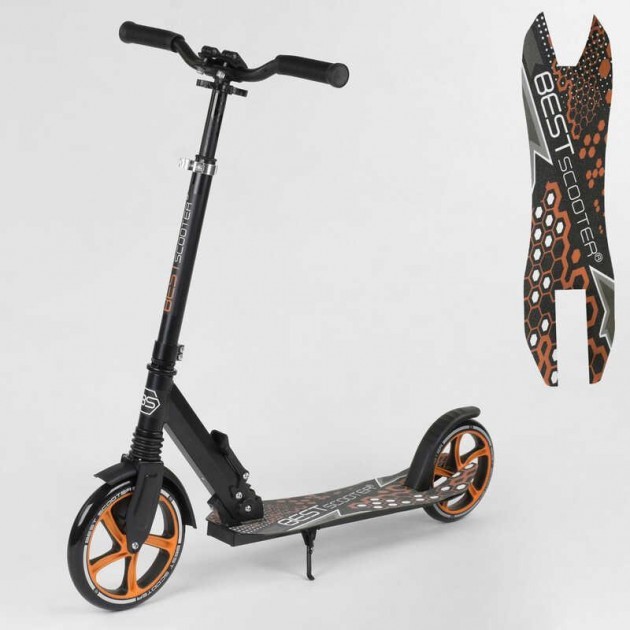 

Самокат 34750 Best Scooter, черный с оранжевым