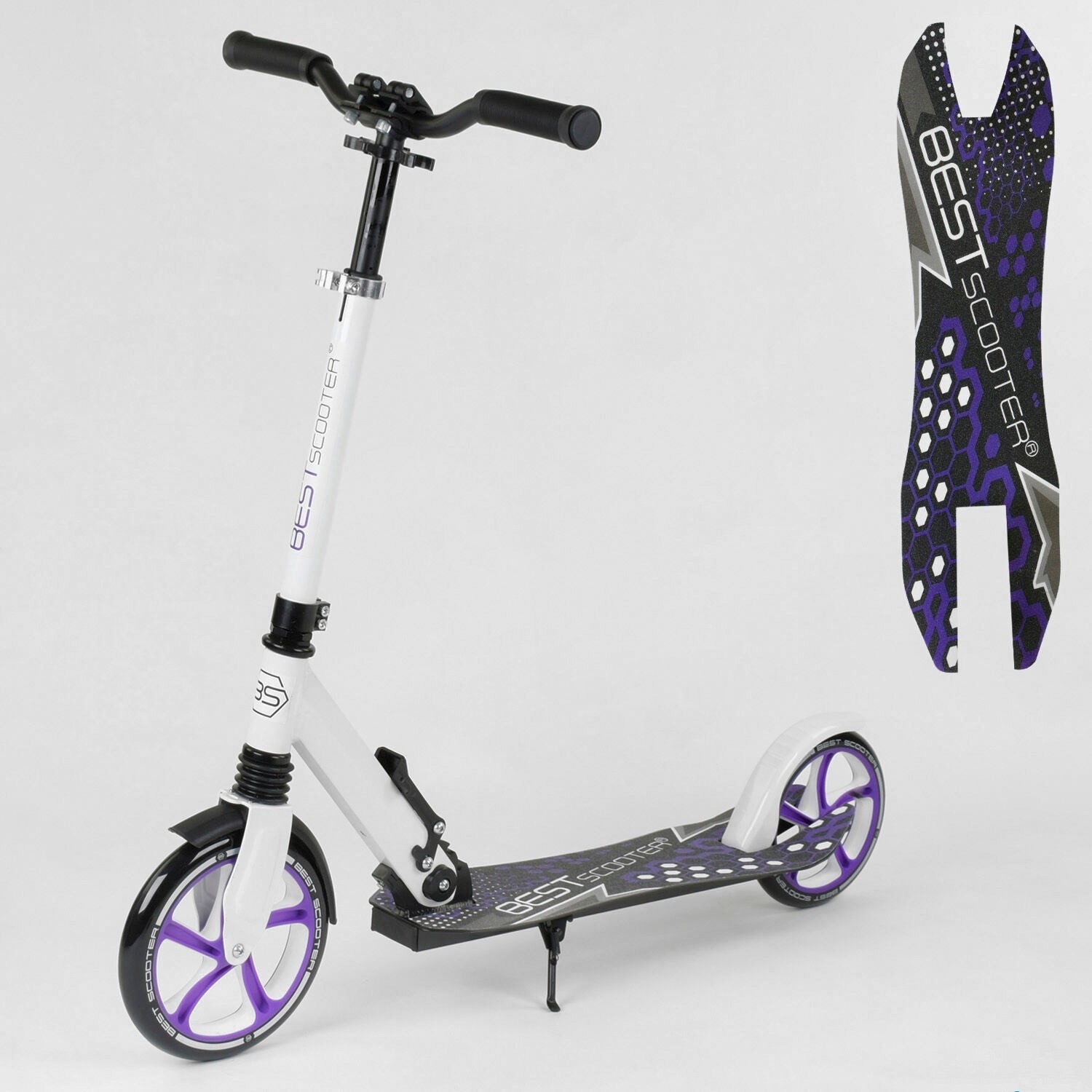 

Самокат 91458 Best Scooter, БЕЛЫЙ с фиолетовым