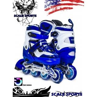 

Ролики Scale Sports LF 967 Синие, размер 29-33