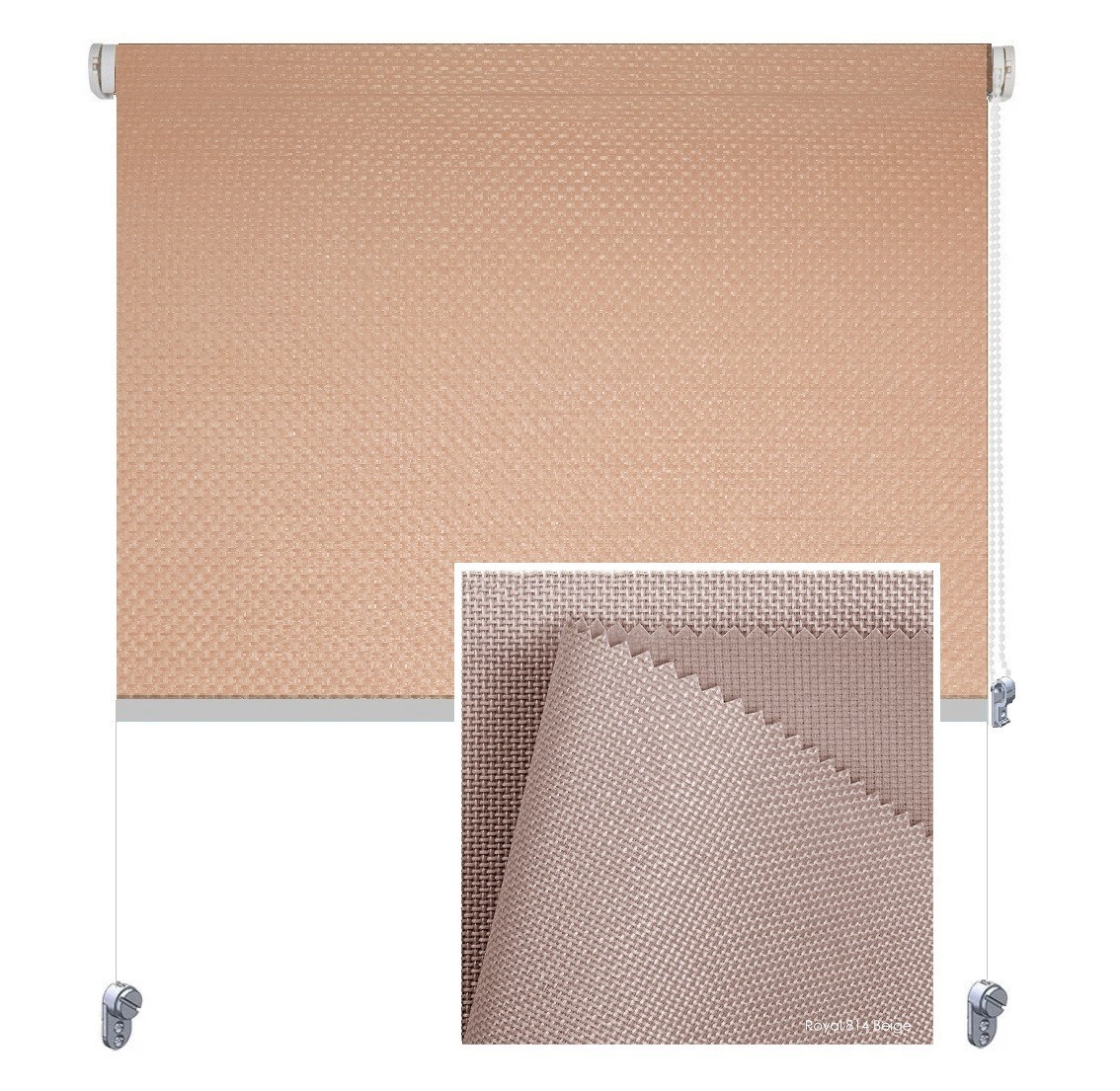 

Тканевая роллета ROLGROUP Mini Set Royal 95x160 бежевая