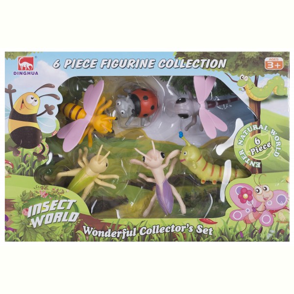 

Набор игровых фигурок Dingua Милые букашки, 6 шт (в коробке)
