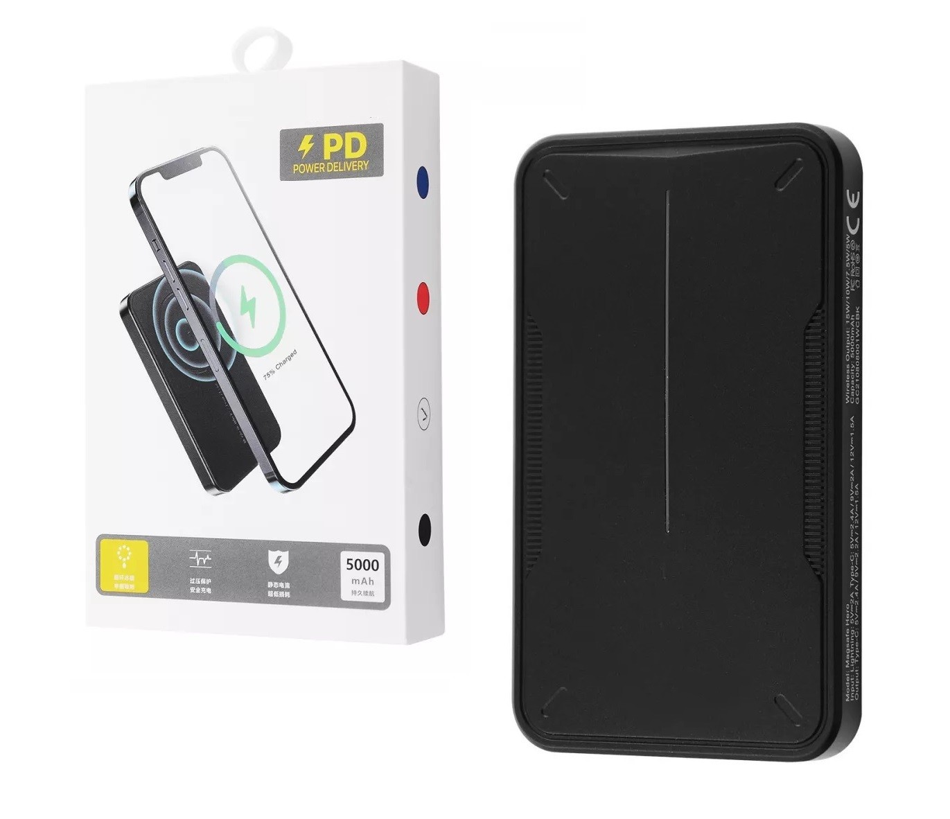 

Павербанк Epik Magnetic Magsafe Quick Charge 5000 mAh для iPhone 12|13|Max|Watch| AirPods|Samsung| Xiaomi| Huawei| Lenovo| Oppo| Meizu black