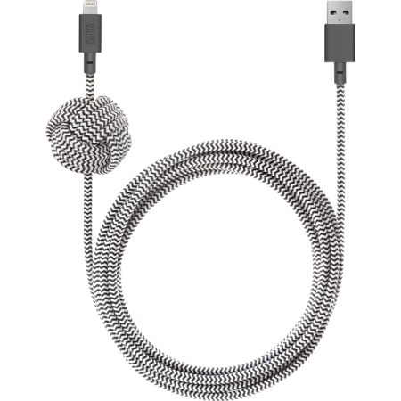 

Native Union Night кабель Lightning Zebra (3 m) (NCABLE-L-ZEB-NP)