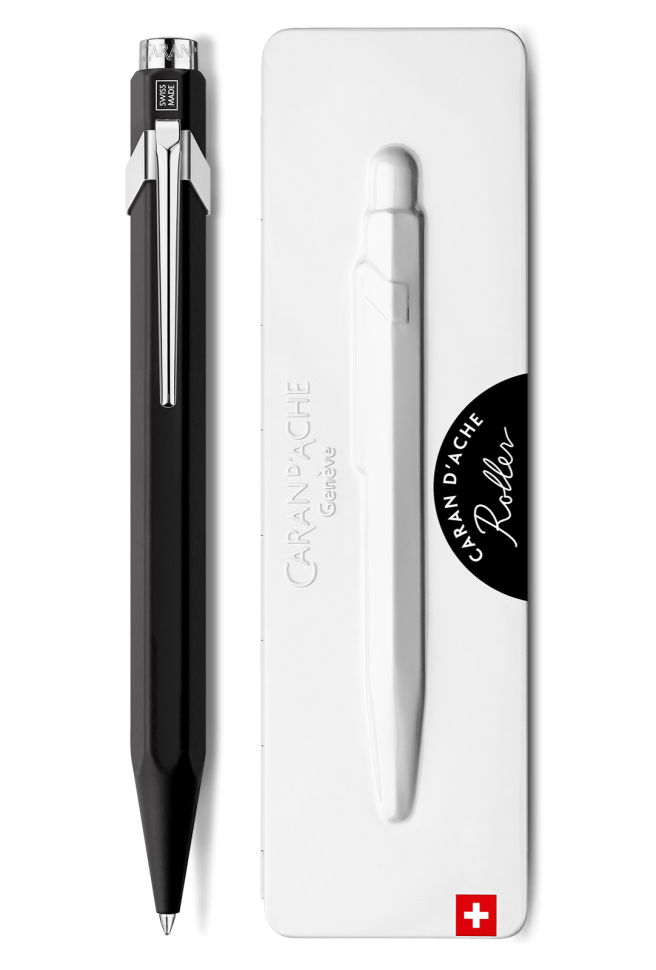 

Ручка-ролер Caran d'Ache 849 чорна + бокс